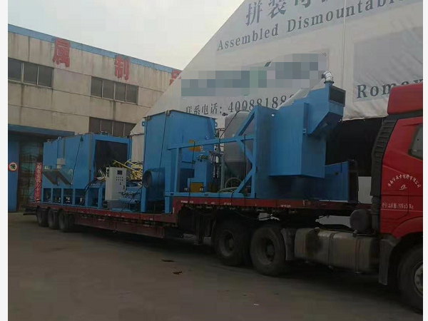 鋼管內(nèi)外壁自動噴砂機(jī)
